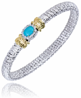 Radiant Form Charming Jewelry Pieces 14K Yellow Gold and Sterling Silver Diamond Bangle Bracelet