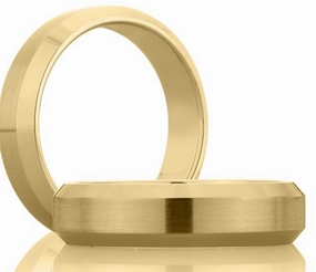 Luxury Accessories A. JAFFE Anniversary/Eternity 7mm Wedding Ring in 14K Yellow Gold