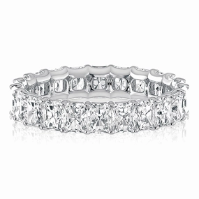 A. Jaffe Radiant Diamond Eternity Ring in White Gold Sophisticated Glow