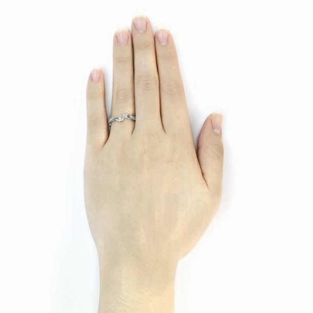 Art Deco Milgrain 0.25 Ct Round Cut Vine Wedding Band Artisan Work