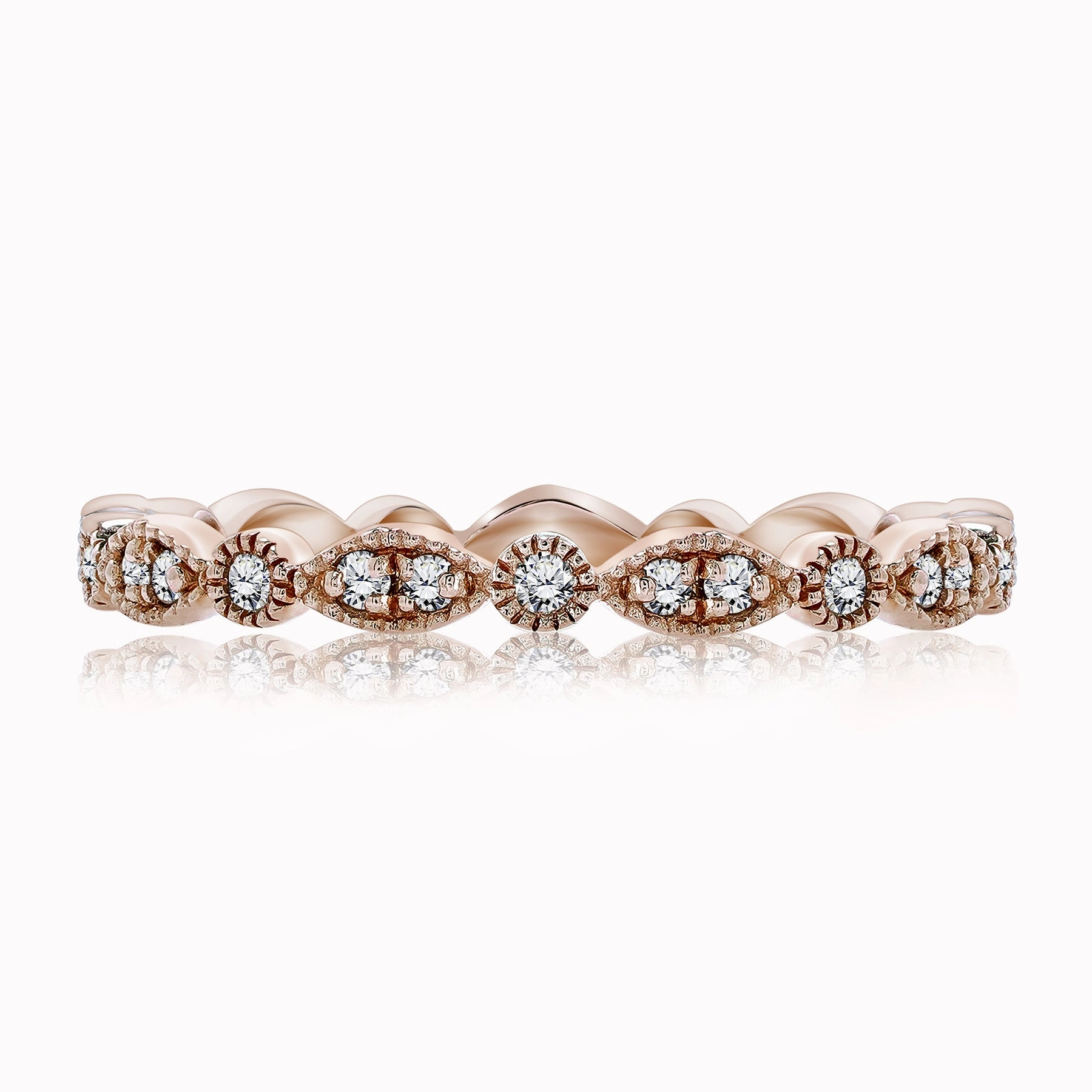 Bestselling Eternity Art Deco 0.50 Carat Wedding Ring Band Sturdy Gift Personal Jewelry