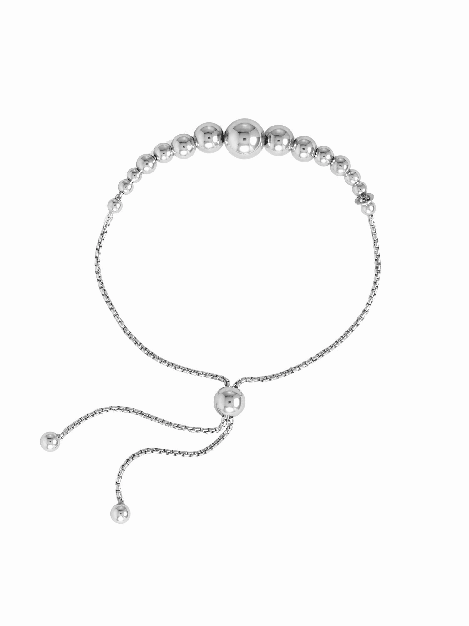 Bolo Friendship Adjustable Bracelet Graduated Size Bead Made in Italy Labeled Detail Deliberately Chosen