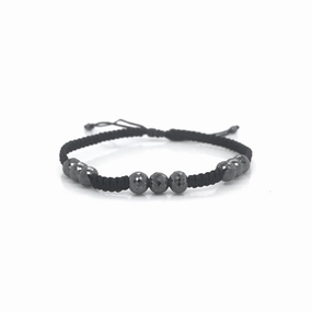 Bremer Jewelry Bead Diamond Bracelet in Black (19.00ctw) Vibrant Detail