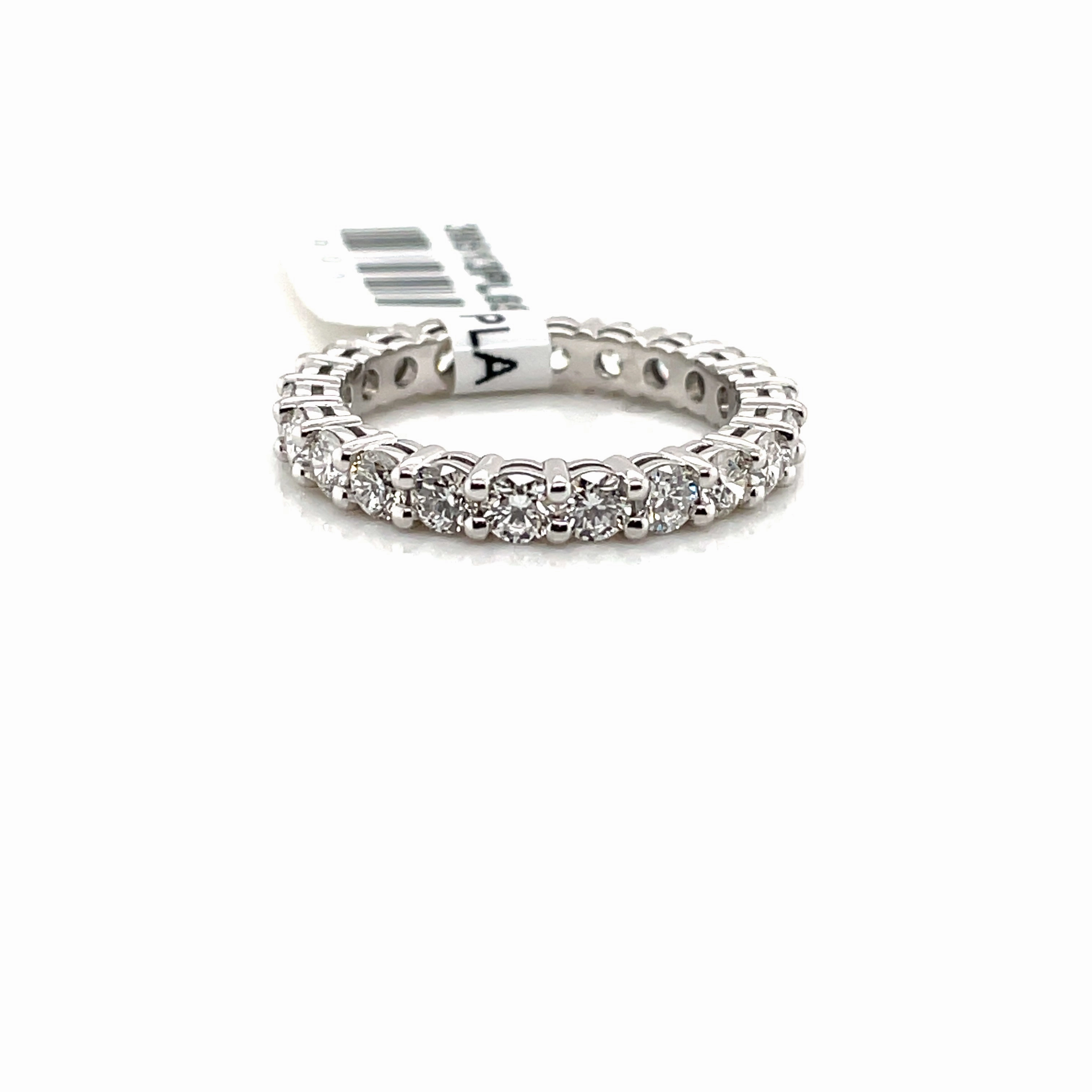 Glam Day Bremer Jewelry Round Diamond Anniversary/Eternity Fashion Ring in Platinum (2.09ctw)