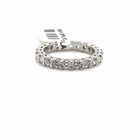 Glamorous Edge Brunch Look Bremer Jewelry Round Diamond Anniversary/Eternity Fashion Ring in Platinum (2.09ctw)