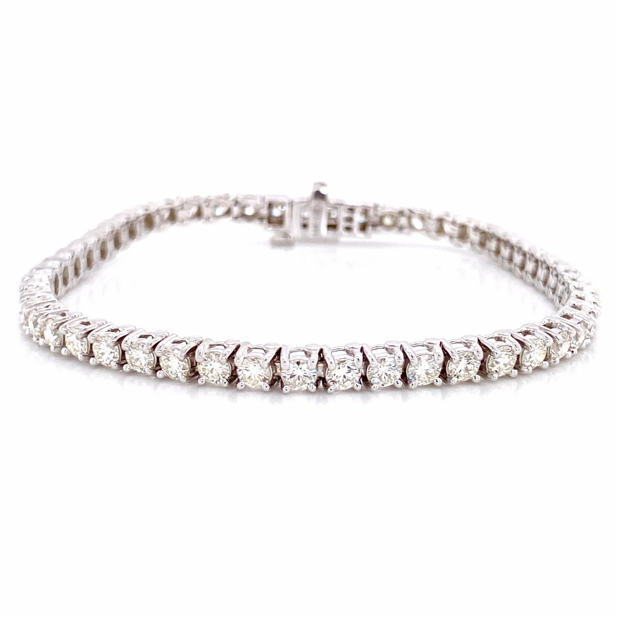 Day Vibe Bremer Jewelry Tennis Diamond Bracelet in 14K White Gold (5.00ctw)