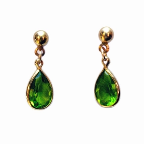 August 14K Gold-filled Earrings with Cubic Zirconia Fashionable Ornament Beautiful Accessory