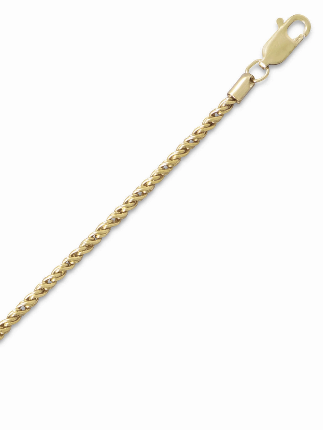 Twisted Rope Chain Necklace 2.1mm Width 14k Yellow Gold-filled - Made in the USA Timeless Highlight Mindful Item