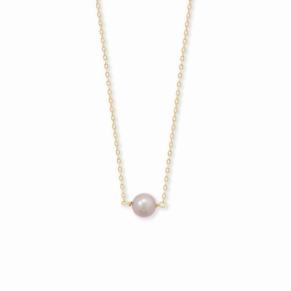 Seasonal Trend Outdoor Party Cultured Freshwater Pearl Necklace 14k Gold-filled