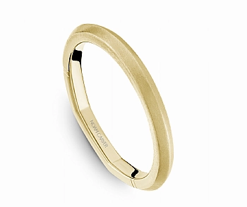 Urban Edge Modern Line Noam Carver Classic Diamond Wedding Ring in 14K Yellow Gold