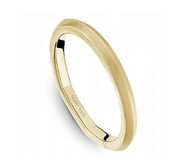 Urban Edge Modern Line Noam Carver Classic Diamond Wedding Ring in 14K Yellow Gold