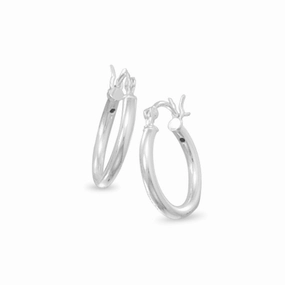Extra Small 2mm x 16mm Round Tube Sterling Silver Hoop Earrings Petite Accessory Attractive Element