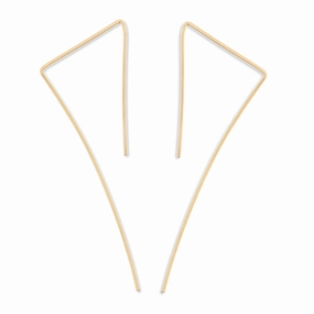 Stunning Embellishment Zeus threader earrings (aka "The Stabbers)