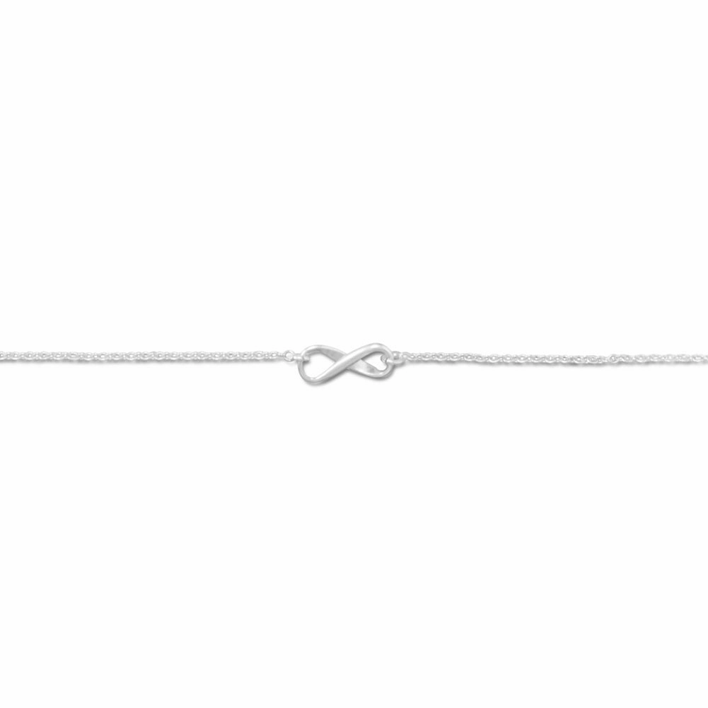 One-Of-A-Kind Sight Elegant Trend Infinity Anklet Bracelet Anklet Sterling Silver Adjustable Length