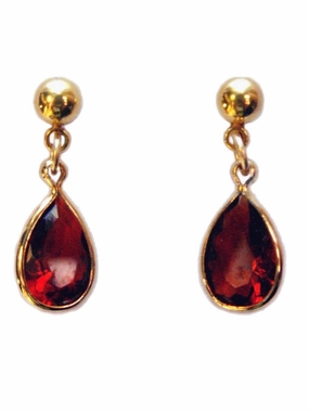 Radiant Item January 14K Gold-filled Earrings with Cubic Zirconia