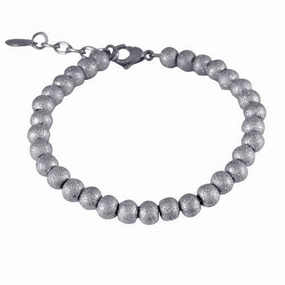 Harmonious Hues Laser Sparkle Ball Bracelet Stainless Steel Adjustable Length