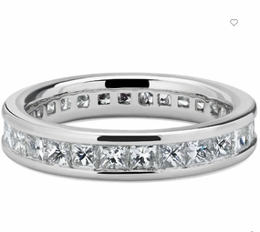 Trend Style Bremer Jewelry Anniversary/Eternity Diamond Wedding Ring in Platinum (1.36ctw)