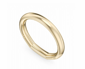 Noam Carver Classic Wedding Ring in 14K Yellow Gold Fashionable Jewelry