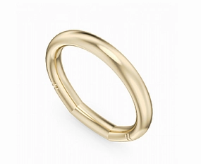 Noam Carver Classic Wedding Ring in 14K Yellow Gold Fashionable Jewelry