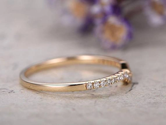 Perfect. 25 Carat Round cut Wedding Ring Band for Her Affordable Look