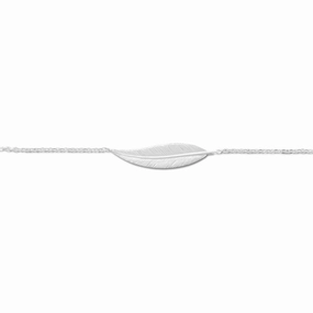 Feather Ankle Bracelet Anklet Sterling Silver Adjustable Length, 11-inch Cheerful Combinations