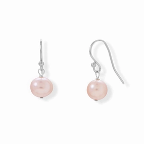 Lightweight Selection Cultured Freshwater Pearl Earrings Sterling Silver