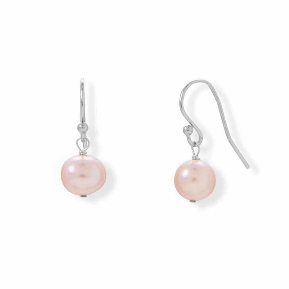 Lightweight Selection Cultured Freshwater Pearl Earrings Sterling Silver