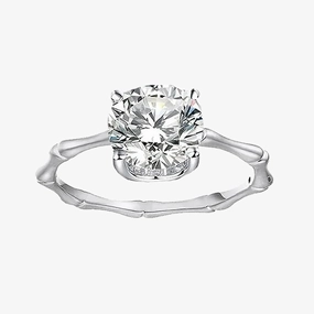 Protective Coating Classic Sterling Silver Cushion Cut Engagement Ring