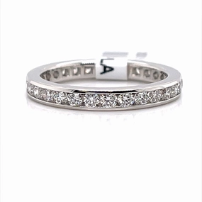 Flirty Look Bremer Jewelry Anniversary/Eternity Diamond Wedding Ring in Platinum (1.11ctw)