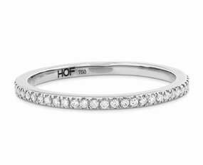 Hearts On Fire Anniversary/Eternity Diamond Wedding Ring in 950 White Platinum (0.18ctw) Casual Design