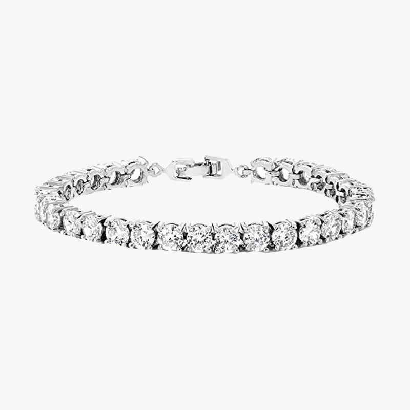 Sparkling Round Cubic Zirconia Women's Tennis Bracelet Timeless Appeal