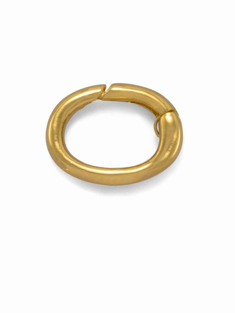 Adapter Ring for Charm and Bolo Bracelets Gold-plated Sterling Silver Cheerful Amalgamations Diverse Blends