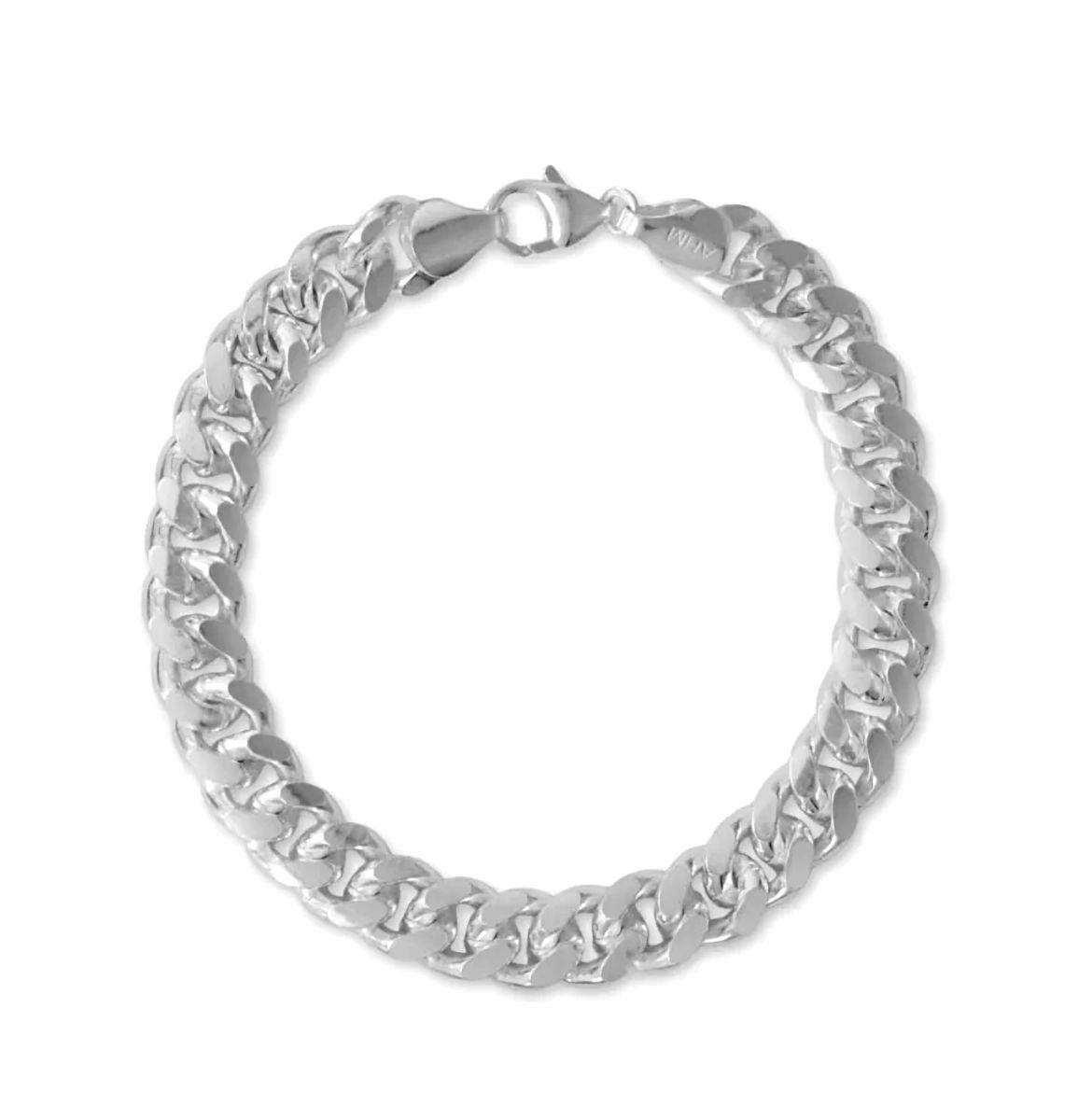 Miami Cuban Link Bracelet Sterling Silver 8.5-inch Length Carefree Vibe Investment Pieces